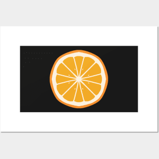 Tangerine slice Posters and Art